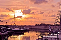 Fishing harbor in Jaffa, Israel